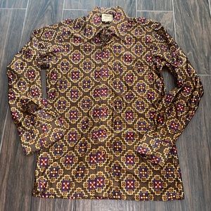Arrow Casual Wear vintage western pattern button up